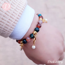 Load image into Gallery viewer, Olivia Colorful Bracelet - Agate Stone