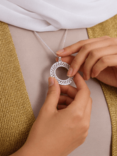 Load image into Gallery viewer, Arabic Pattern Necklace - Silver Plated
