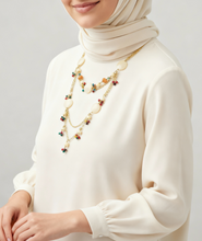 Load image into Gallery viewer, Seasons Love Necklace - Agate Stones