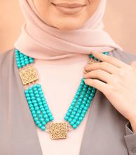 Load image into Gallery viewer, The Turquoise Luna Necklace