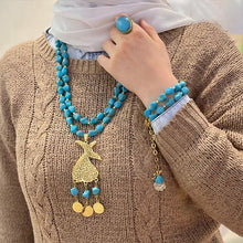Load image into Gallery viewer, Claro Turquoise Set - Turquoise Stone