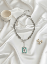Load image into Gallery viewer, Amna Necklace - Silver Plated