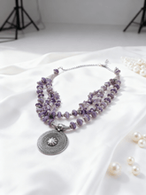 Load image into Gallery viewer, Violet Shinny Necklace