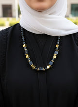 Load image into Gallery viewer, Wessam Necklace - Black Stones