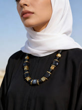Load image into Gallery viewer, Wessam Necklace - Black Stones