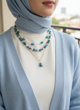 Load image into Gallery viewer, Turquoise Pearl Harmony Necklace