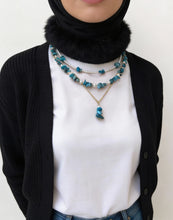 Load image into Gallery viewer, Turquoise Pearl Harmony Necklace