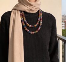 Load image into Gallery viewer, Multi-Color Agate Necklace
