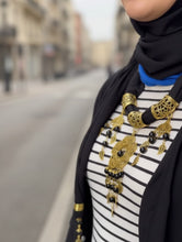 Load image into Gallery viewer, Flower Necklace Scarf - Cotton