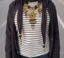 Load image into Gallery viewer, Flower Necklace Scarf - Cotton