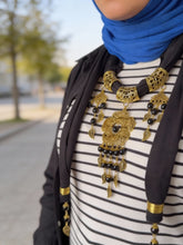 Load image into Gallery viewer, Flower Necklace Scarf - Cotton