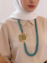 Load image into Gallery viewer, Aya Simple Necklace - Turquoise Stones
