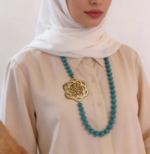 Load image into Gallery viewer, Aya Simple Necklace - Turquoise Stones