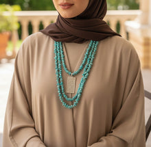 Load image into Gallery viewer, Turquoise Bloom Necklace
