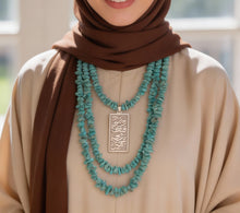 Load image into Gallery viewer, Turquoise Bloom Necklace