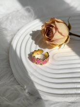 Load image into Gallery viewer, Pink Glow Rings - Stainless Steel