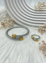 Load image into Gallery viewer, Silver Cable Set - Stainless Steel