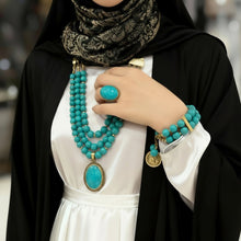 Load image into Gallery viewer, Tala Turquoise Necklace Set