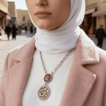 Load image into Gallery viewer, Gamila Necklace - Silver and Gold Plated