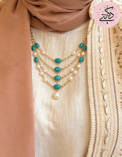 Load image into Gallery viewer, Pearl Necklace - Turquoise and Pearl