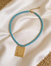 Load image into Gallery viewer, Arabic Necklace - Turquoise Stones
