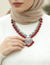 Load image into Gallery viewer, Arabic Heritage Necklace - Silver Plated