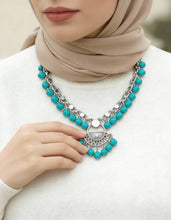 Load image into Gallery viewer, Arabic Heritage Necklace - Silver Plated