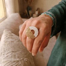 Load image into Gallery viewer, Artful Ring - Gold Plated