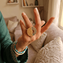 Load image into Gallery viewer, Artful Ring - Gold Plated
