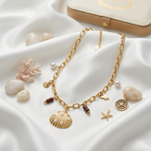Load image into Gallery viewer, Sea Shell Summer Necklace - Stainless