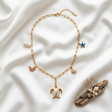 Load image into Gallery viewer, Mini Turtle Summer Necklace - Stainless
