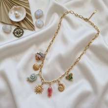 Load image into Gallery viewer, Blue Ocean Summer Necklace - Stainless