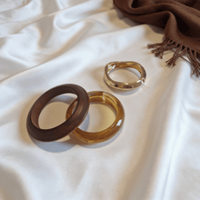 Load image into Gallery viewer, Shine Wooden and Acrylic Bangle Set