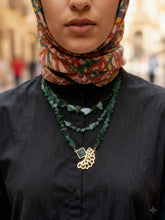 Load image into Gallery viewer, Green Broken Shell Necklace