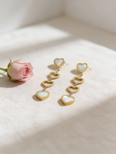 Load image into Gallery viewer, Hearts Earrings - Stainless Steel