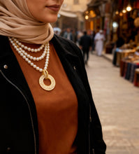 Load image into Gallery viewer, Ayat ElKursi Calligraphy Glow - Gold Plated - Ramadan Elegant