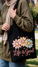 Load image into Gallery viewer, Life Is Good Tote Bag - Linen