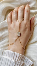 Load image into Gallery viewer, Silver Squar Hand Chain - Stainless Steel