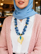 Load image into Gallery viewer, Blue Broken Shell Necklace