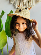 Load image into Gallery viewer, Ghazala Handmade Kids Chapeau - Wicker