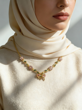 Load image into Gallery viewer, Floral Necklace - Stainless Steel