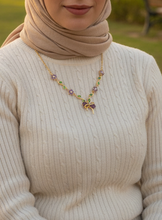 Load image into Gallery viewer, Floral Necklace - Stainless Steel