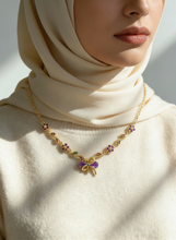 Load image into Gallery viewer, Floral Necklace - Stainless Steel