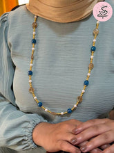 Load image into Gallery viewer, Losiana Simple Necklace - Agate And Pearl Stones