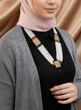 Load image into Gallery viewer, The White Pearl Luna Necklace