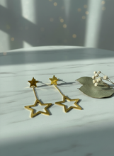 Load image into Gallery viewer, Delicate Stars Earrings - Stainless Steel