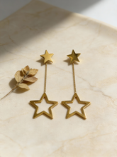 Load image into Gallery viewer, Delicate Stars Earrings - Stainless Steel