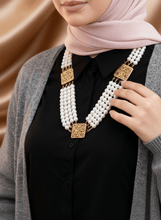 Load image into Gallery viewer, The White Pearl Luna Necklace