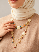 Load image into Gallery viewer, Seasons Love Necklace - Agate Stones