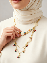 Load image into Gallery viewer, Seasons Love Necklace - Agate Stones